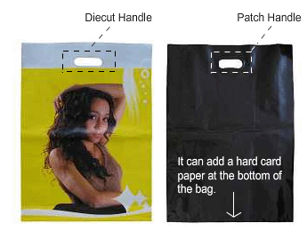 Diecut/Patch Handle Bag