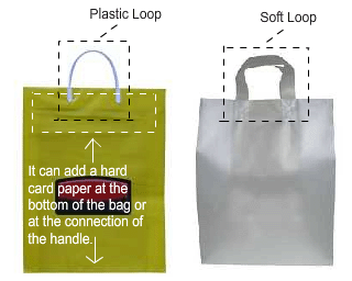 Plastic Loop Handle Bag